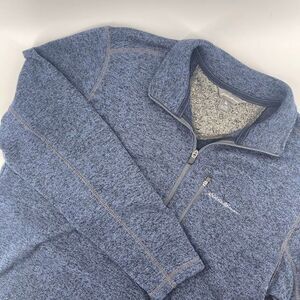 Eddie Bauer Blue Zip Up Sweater